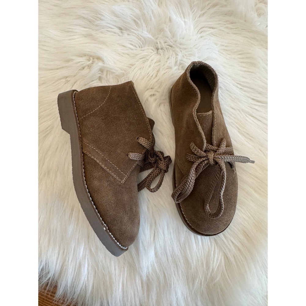 Crewcuts boys brown boots size 12 new